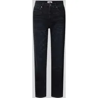 Cambio Jeans Modell 'PEARLIE' im Used-Look, Größe 34 in schwarz von Cambio