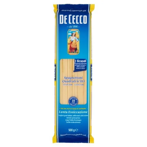 De Cecco Spaghettoni Quadrati Nr. 413 500 G.