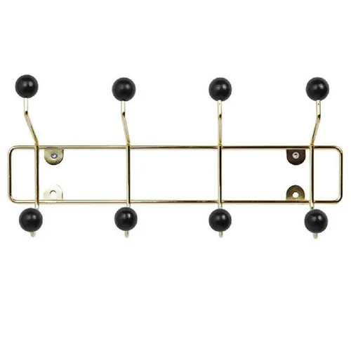 Present Time Garderobenhaken Saturnus Schwarz in gold von Present Time