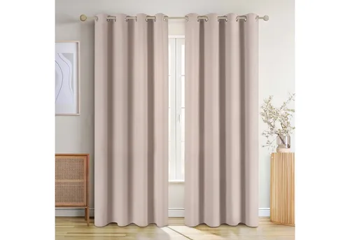 Blumtal Verdunklungsvorhänge 2er Set in braun von Blumtal