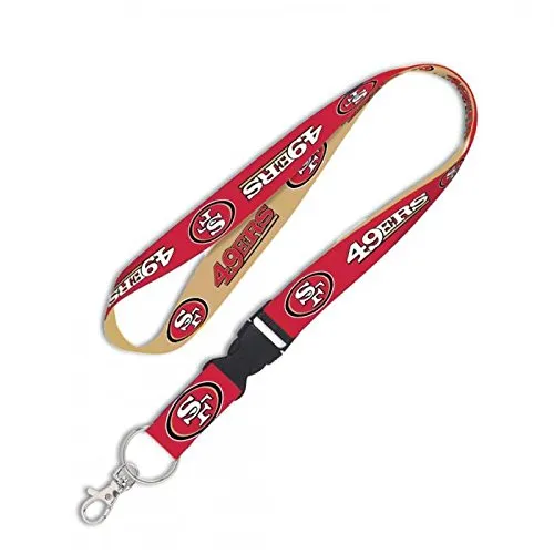 Wincraft NFL Schlüsselband Lanyard 2,50 cm breit San Francisco 49ers