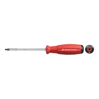 PB Swiss Tools Schraubendreher, für Torx, TX25, Länge 225 mm, schwarz / rot
