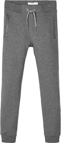NAME IT Boy Sweathose Einfarbige - Hosen für Jungen, bequeme Sweatpants mit angenähtem Kordelzug aus Baumwolle für optimalen Tragekomfort und perfekte Passform.