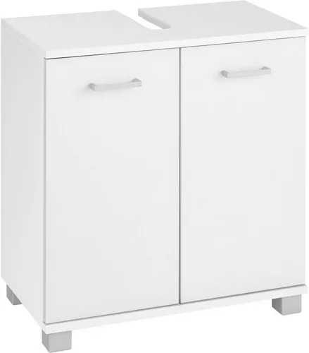 Schildmeyer Waschbeckenunterschrank Mobes, Made in Germany - Waschbeckenunterschrank mit Doppeltür und modernem Design, aus FSC®-zertifiziertem Holzwerkstoff, kratzfest und pflegeleicht, ideal für dein Badezimmer.