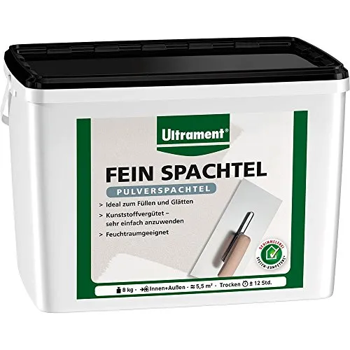 Ultrament Fein Spachtel, weiß, 8kg