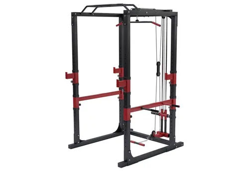 GORILLA SPORTS® Power Rack – Multifunktionale Kraftstation für dein Home-Gym - Power Cages für Krafttraining – Ideal für ein effektives Ganzkörper-Workout mit vielseitigen Übungen und einer max. Belastbarkeit von 300 kg.