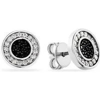 JETTE Damen-Ohrstecker 925er Silber mit 34 Zirkonia - Ohrringe für Damen aus hochwertigem 925er Silber, verziert mit 34 funkelnden Zirkonia. Ideal als Geschenk, geliefert in eleganter Verpackung und entworfen von der renommierten Designerin Jette Joop.
