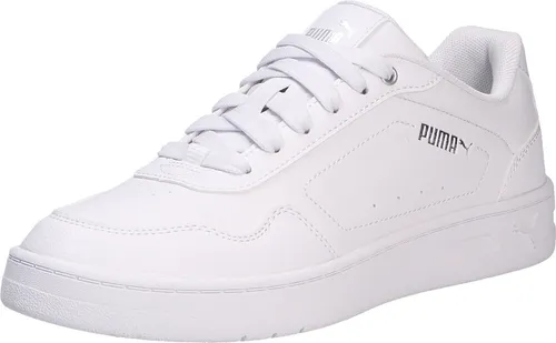 Sneaker PUMA Court Classy Damen, Gr. 37.5, weiß - Stylische Sneaker im Retro-Tennis-Design, ideal für den Alltag. Die SoftFoam+ Innensohle bietet optimalen Komfort und Dämpfung bei jedem Schritt.