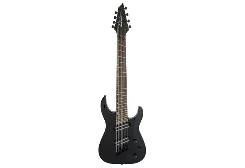 Jackson X Series Dinky Arch Top DKAF8 MS Gloss Black - E-Gitarre für Metal, 8-String mit innovativer Multi Scale Mensur und zwei leistungsstarken Humbuckern für durchsetzungsfähigen Sound.