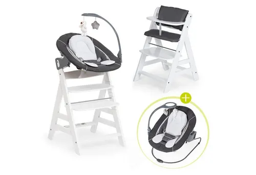 Hauck Hochstuhl Alpha Plus Weiß