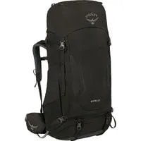 Kyte 68 Rucksack schwarz, 66 Liter, Größe WXS/S - Transport - Ideal für Outdoor-Abenteuer, aus recyceltem Nylon, mit 66 Litern Volumen und strapazierfähiger Unterseite für maximale Belastbarkeit.