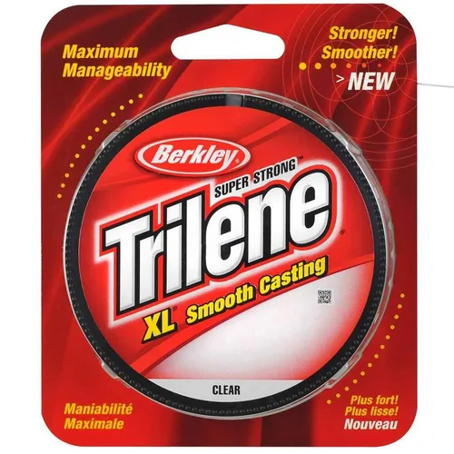 Berkley Angelschnur, 270 m Länge, Berkley Trilene XL 0,18mm 270m Clear Monofile Angelschnur