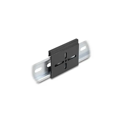 - Aluminium Montageclip für Hutschiene 60,0 x 47,8 mm schwarz 67143