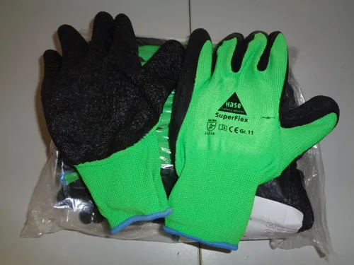 Hase Handschuhe Superflex Arbeitshandschuhe 10 Paar Latex Gr. 10