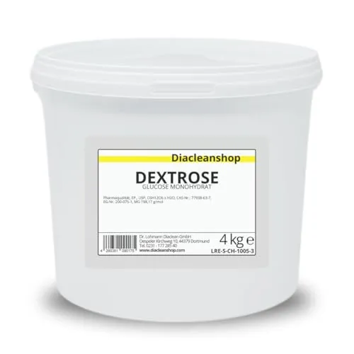 D(+)-Glucose Monohydrat (Dextrose) C6H12O6 * H2O - chem. rein - 4kg