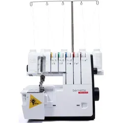 Bernette Overlock-Nähmaschine 48 - Nähmaschinen mit 23 Stichen, kombiniert Overlock- und Coverstich-Funktion, ideal für kreative Projekte und schnelle Ergebnisse.