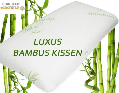 aboutyourhome Kopfkissen Bambus Nackenstützkissen 40x80
