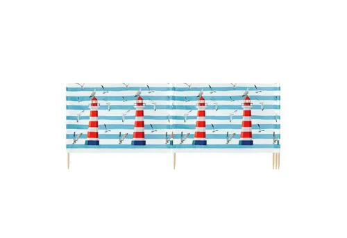 Ladeheid Windschutz Strand Sichtschutz 5m LAEX001 bunt von Ladeheid