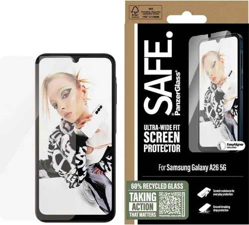 PanzerGlass SAFE Samsung Galaxy A26 5G mit Einbaurahmen