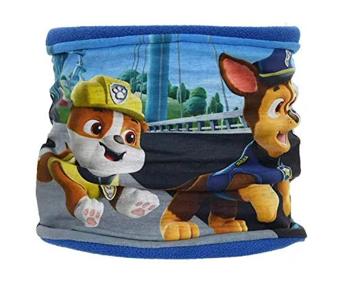 Paw Patrol Schlauchschal Snood Kinder Jungen Schal Halstuch rot blau Mütze neu!, Farbe:blau
