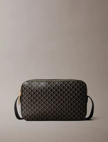 Calvin Klein Aop Umhängetasche 21.5 cm schwarz - Stylische Handtasche von Calvin Klein, 21.5 cm, ideal für jeden Anlass und mit praktischem Design für maximalen Komfort.