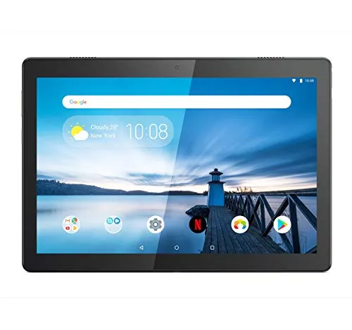 Lenovo Tab M10 Tablet - Tablets mit 10,1 Zoll Full HD IPS-Display, Qualcomm Snapdragon 450 Prozessor und 32 GB erweiterbarem Speicher für optimale Leistung und Unterhaltung unterwegs.