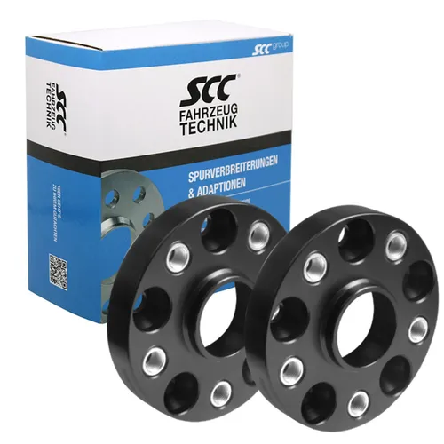 2x Spurverbreiterung 30mm LK 5x100 60mm Ges. SSC Distanzscheibe D57,1mm Schwarz