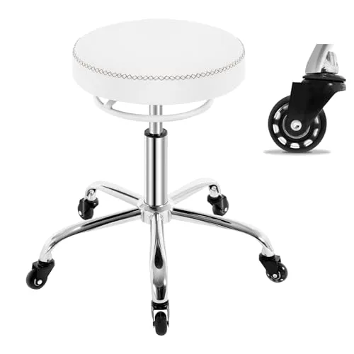 WOLTU Höhenverstellbarer Rollhocker mit 360° Drehfunktion