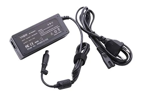 vhbw 1x Netzteil kompatibel mit HP EliteBook 2730p, 2530p, 2760p, 8560w, 8460p, 8560p, 8530w, 8540p, 8540w Notebook, 65 W