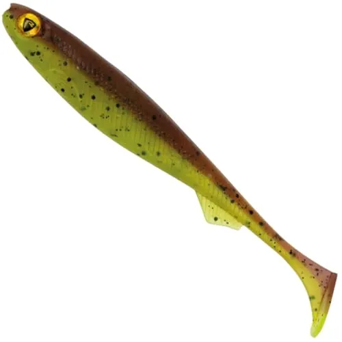 Fox Rage Slick Shad 11cm - 4 Gummifische, Farbe:Green Pumpkin UV