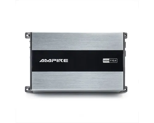 Ampire MBM110.4-2G 4-Kanal Class D Verstärker - Verstärker mit 4 Kanälen und 220 Watt RMS, ideal für hochwertige Soundsysteme. Ausgestattet mit Subsonic-Filter und symmetrischen Eingängen für präzisen Klang.