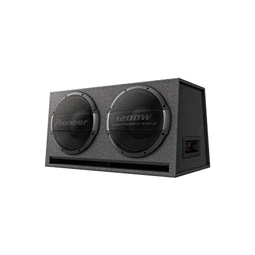Pioneer TS-WX1220AH Aktivsubwoofer - Car-HiFi-Lautsprecher mit 3000 W Maximalleistung und kraftvollem, präzisem Bass dank IMPP Membran und belastbarem Tieftöner, ideal für kompakten Einbau im Fahrzeug.