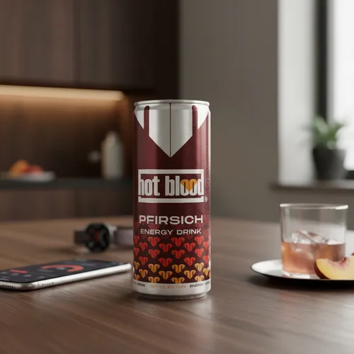 Hot Blood Pfirsich Energy Drink 24x 250ml
