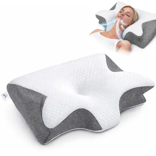 YaLiva_Decor® Ergonomisches Nackenkissen aus Memory Foam