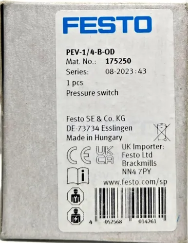 Produktbild FESTO 175250 PEV-1/4-B-OD Druckschalter