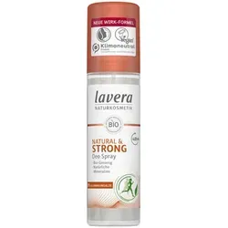 Lavera Deodorant Spray natural & strong 75 ml - Deospray mit natürlicher Formulierung, bietet langanhaltenden Schutz und ist perfekt für empfindliche Haut.