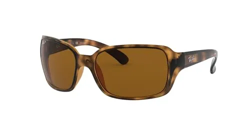 Ray-Ban RB4068 Unisex Sonnenbrille - Sonnenbrillen für Damen, mit polarisierten Gläsern für optimalen UV-Schutz und klaren Sicht, inklusive schützendem Etui.