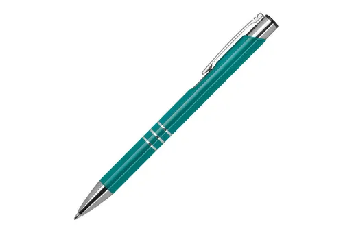 Macma Kugelschreiber Kugelschreiber aus Metall / vollfarbig lackiert / Farbe: türkis (matt)
