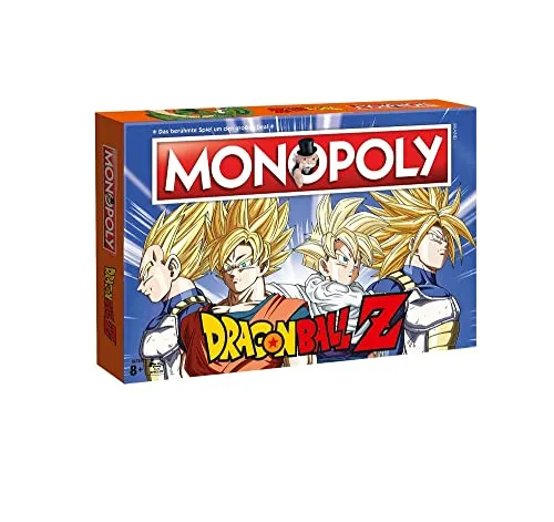 Monopoly - Dragon Ball Z (deutsch/französisch) - Gesellschaftsspiel: Erlebe die spannende Fusion von Monopoly und Dragon Ball Z, wo du Charaktere rekrutierst und strategisch spielst!