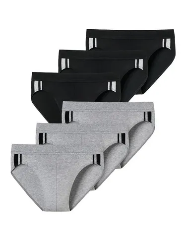 Schiesser Rioslip 95/5 Stretch (6-St) brazilslip unterhose unterwäsche