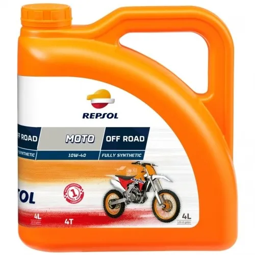 Repsol Motorrad Motoröl RACING OFF ROAD 4T 10W-40 4 Liter Kanister
