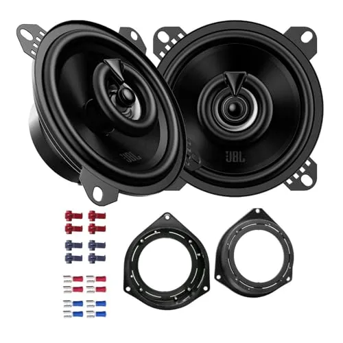 JBL Auto Lautsprecher Boxen Stage2 45F 2x320 Watt 10 cm 2 Wege Koax passend für Opel Corsa D ab 2006 Türen hinten