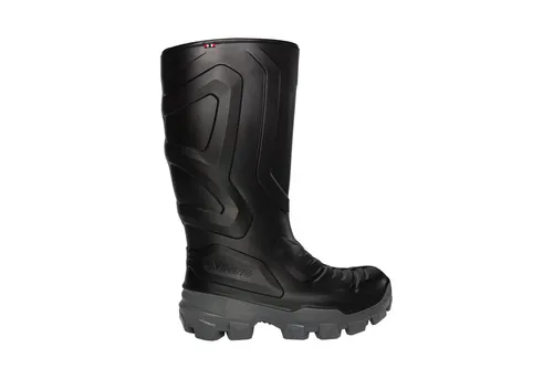 Viking Icefighter 2 Warm Stiefel - Schwarz/Charcoal (277) 45 - Herren Stiefel für extreme Wetterbedingungen, isolierend mit warmem Futter und Anti-Rutsch-Sohle für sicheren Halt auf Eis und Schnee.