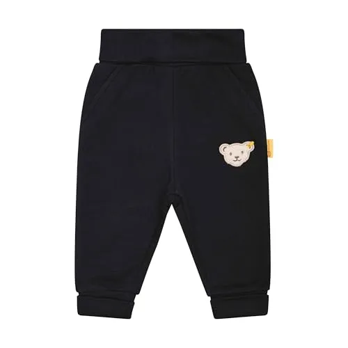 Steiff Unisex Baby Classic Lässige Hose, Navy, Größe 86 EU von Steiff