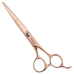 Cerena Rose 5,5 - Ergonomische Friseurschere - Friseurbedarf mit ergonomischem Design und komfortabler Handhabung. Die Cerena Rose überzeugt durch ihre hochwertige Verarbeitung und die rose-goldene Titan-Nitrid-Beschichtung.