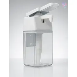 Dosierspender FIX 1.000 ml mit großer Pumpe für Handreiniger - Praktischer Dosierspender FIX mit 1.000 ml Fassungsvermögen und großer Pumpe. Ideal für Handreiniger mit Reibmittel, einfach zu befüllen und mit Wandhalterung für vielseitige Einsatzmöglichkeiten.