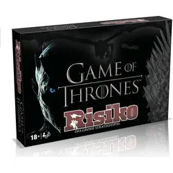 Risiko - Game of Thrones (Collectors Edition) - Gesellschaftsspiel für Game of Thrones-Fans, erlebe epische Schlachten mit 2 Spielbrettern für Westeros und Essos in dieser liebevoll gestalteten Deluxe-Ausgabe.