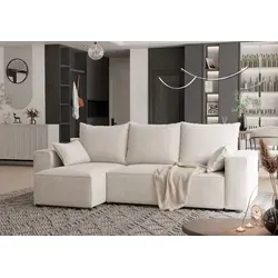 4ALLHOME Ecksofa Tobi mit Schlaffunktion in beige von 4ALL HOME