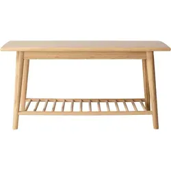 Mid.you Schuhbank Noble aus Bambus, 2-Sitzer - Vollmassive Schuhbank Noble aus natürlichem Bambus, ideal für Flur und Garderobe. Mit 90x45x35 cm bietet sie Platz für zwei Personen und besticht durch ihr stilvolles Design.