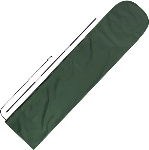anndora Schutzhülle Husse für Sonnenschirm 4 x 4 m - Dunkelgrün - Abdeckhaube für eckige Sonnenschirme, wetterfest und wasserabweisend. Mit beiliegendem Stab einfach überzuziehen, ideal für Schutz und Langlebigkeit.